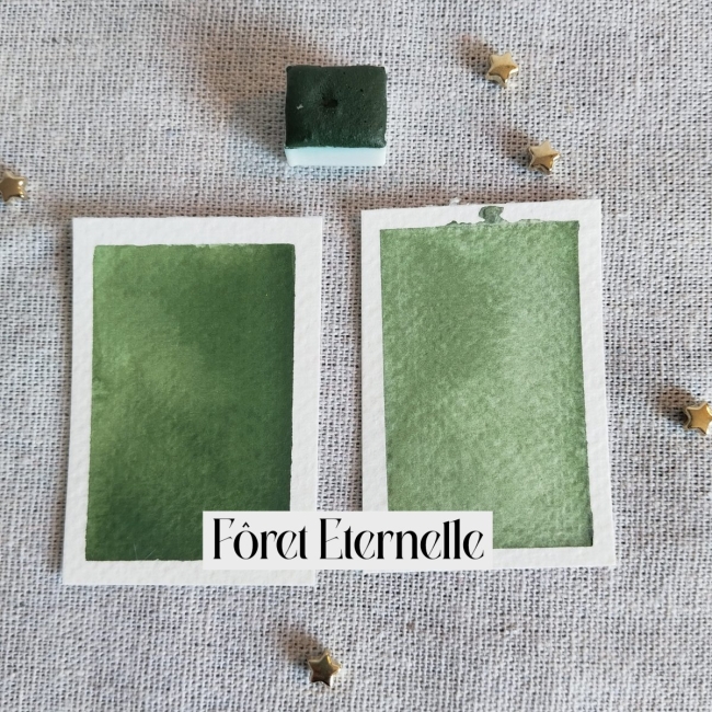 Aquarelle Artisanale-Forêt Éternelle