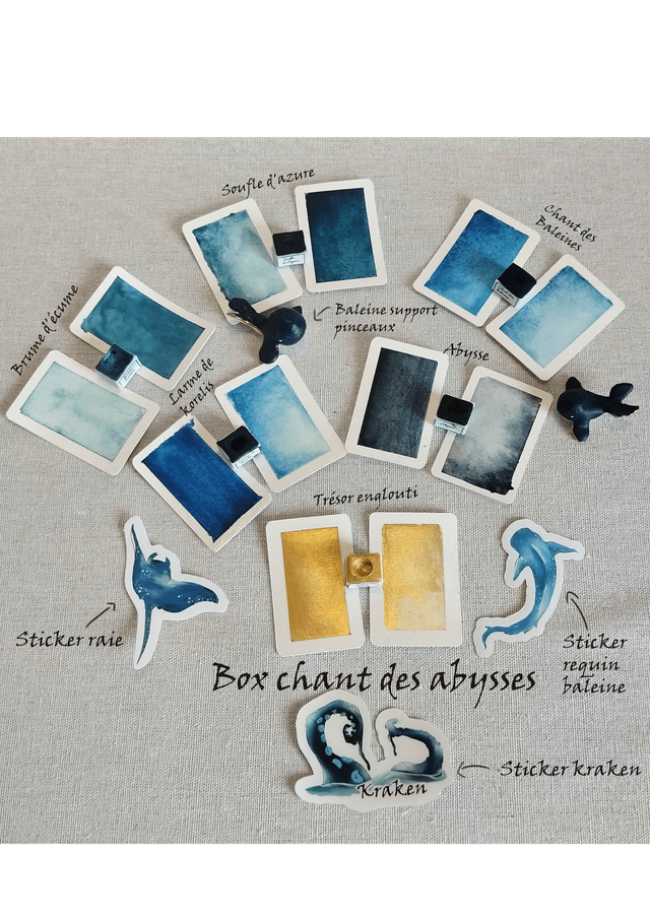 Box Aquarelle -Le Chant des Abysses Edition limitée