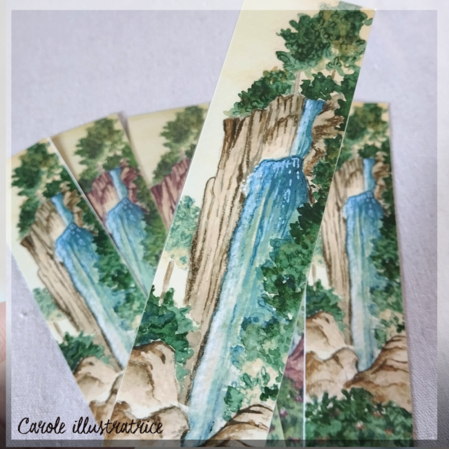 Marque Page-Cascade 