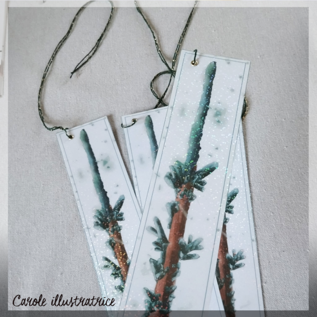 Marque page-baguette magique cristaux